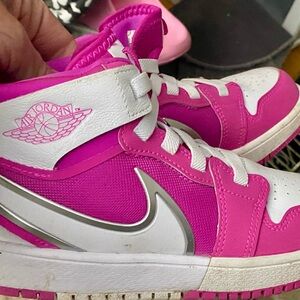 Jordan Kids' Sneakers in Pink and White